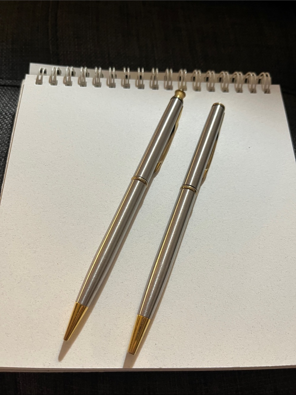 Beautiful Vintage Parker Insignia Pen & Pencil Set